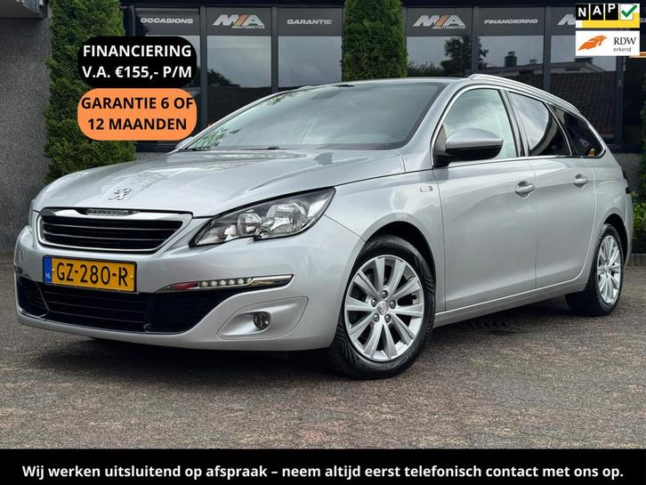 Peugeot 308 SW 1.2 PureTech Style | A/C | Cruise | Trekhaak, Auto's, Peugeot, Bedrijf, Te koop, ABS, Airbags, Airconditioning