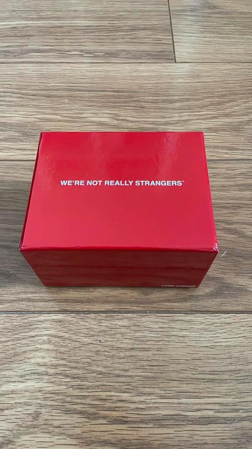 We’re Not Really Strangers kaartspel – als nieuw, Hobby en Vrije tijd, Gezelschapsspellen | Kaartspellen, Zo goed als nieuw, Ophalen of Verzenden