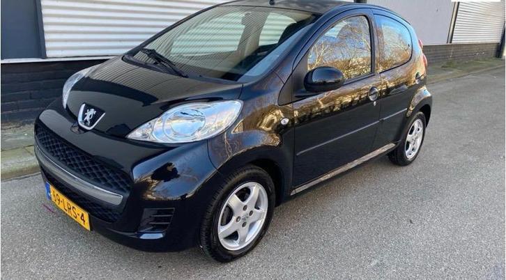 Peugeot 107 1.0 12V 5DR 2010 Zwart, Auto's, Peugeot, Particulier, Airbags, Airconditioning, Elektrische ramen, Radio, Benzine