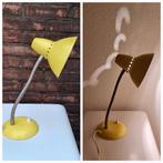 Vintage HOSO tafellamp pastel geel jaren 50/60 buigarm mooi, Ophalen, Vintage, Zo goed als nieuw, Metaal