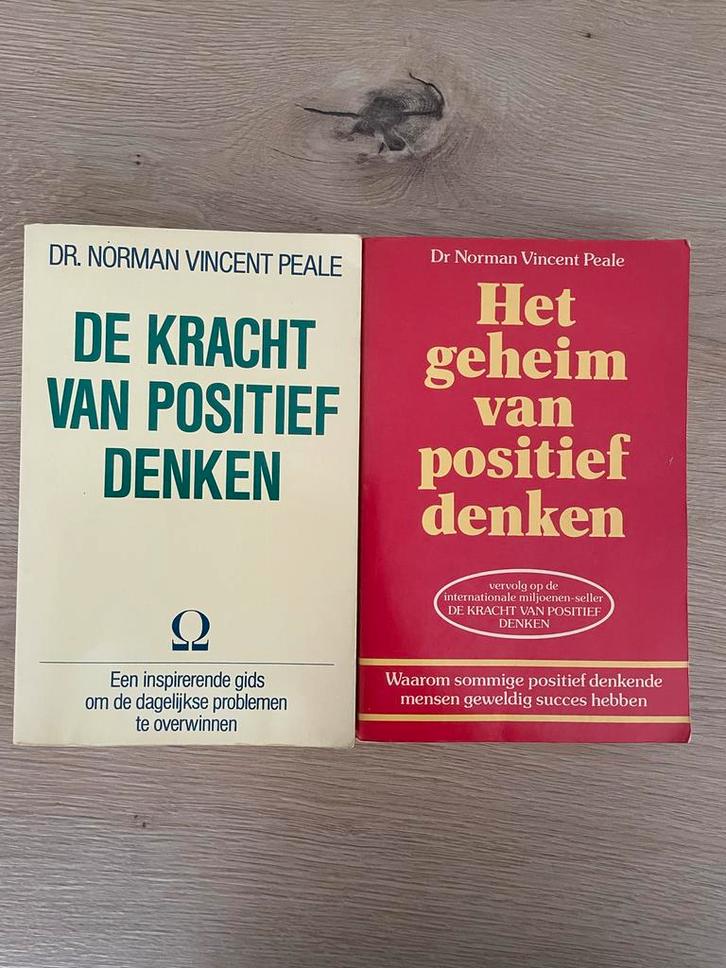 2 Boeken Norman Vincent Peale - Positief Denken, Boeken, Psychologie, Gelezen, Persoonlijkheidsleer, Ophalen of Verzenden