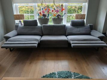 Grijze Montel 3 persoonsbank met relax functie beschikbaar voor biedingen