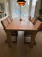 Eetstoelen industrieel design, Huis en Inrichting, Stoelen, Ophalen, Gebruikt, Overige kleuren, Metaal