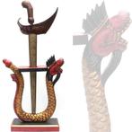 Keris houder voor 1 Kris EP7 Naga draak slang Indonesie, Antiek en Kunst, Kunst | Niet-Westerse kunst, Ophalen of Verzenden
