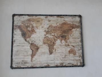 Wanddecoratie Wereldkaart beschikbaar voor biedingen