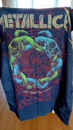 METALLICA vintage vlag/muurhanger nineties., Overige kleuren, Verzenden, Zo goed als nieuw, 30 tot 120 cm