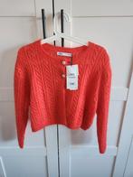 Wollen vestje oranje zara, Maat 38/40 (M), Zara, Nieuw, Oranje