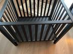 Zwarte box met lade voor baby, Kinderen en Baby's, Boxen, Ophalen, Gebruikt, Rechthoekig, In hoogte verstelbaar