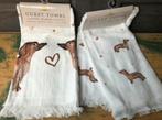 Teckels honden gastendoekjes handdoekjes schapen lavendel, Verzamelen, Ophalen of Verzenden, Nieuw, Hond of Kat, Overige typen