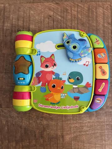Vtech Dierenvriendjes liedjesboek muziekboek blauw. PRIMA. beschikbaar voor biedingen