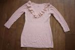 Roze Tuniek - Trui met Roezel (M), Ophalen of Verzenden, Gedragen, Maat 38/40 (M), Roze