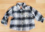 Leuke zwart wit grijs geruite flanellen baby blouse maat 68, Kinderen en Baby's, Ophalen of Verzenden, Zo goed als nieuw, Jongetje of Meisje
