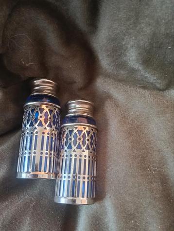 Antiek Peper en Zout Stel beschikbaar voor biedingen