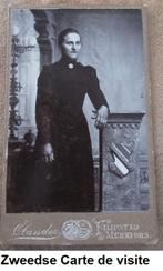1890-, Carte de Viste uit Zweden, oude dame, cart nr. 9, Verzamelen, Foto's en Prenten, Ophalen of Verzenden, Voor 1940, Zo goed als nieuw