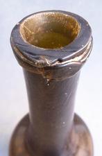 Om 1750-1800 Klein Langnek Fles Flesje Wijnfles Diepe Ziel, Ophalen of Verzenden