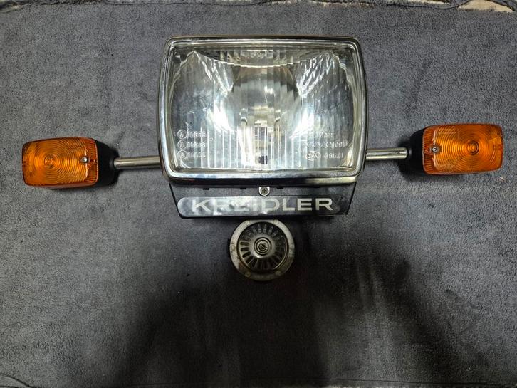 Zeer nette Originele kreidler koplamp + toebehoren, Fietsen en Brommers, Brommeronderdelen | Kreidler, Zo goed als nieuw, Koplamp
