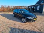 Audi A3 1.4TFSI G-tron s-line zwart 81KW SB S-tro 2014 Zwart, Auto's, 4 cilinders, Overige brandstoffen, Zwart, Origineel Nederlands