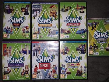 SIMS 3 accessoires.  Per stuk of in 1 keer beschikbaar voor biedingen