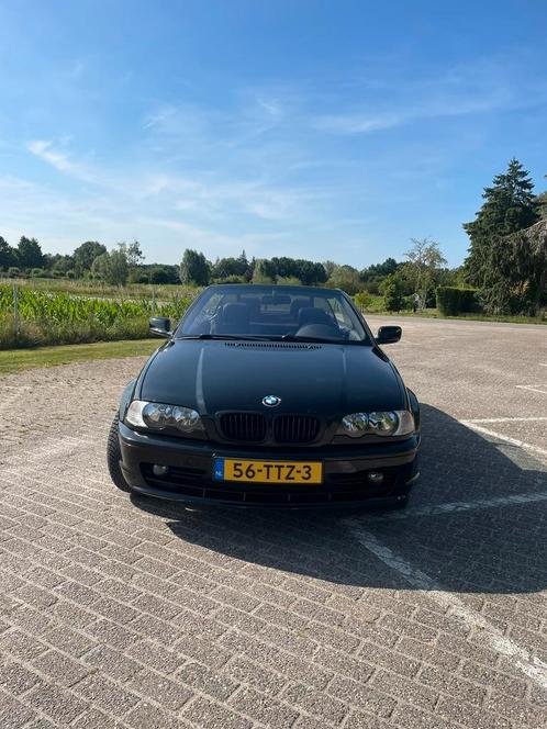 BMW 3-Serie 2.2 CI 320 Cabriolet 2001 Zwart, Auto's, BMW, Particulier, 3-Serie, Benzine, E, Cabriolet, Handgeschakeld, Geïmporteerd