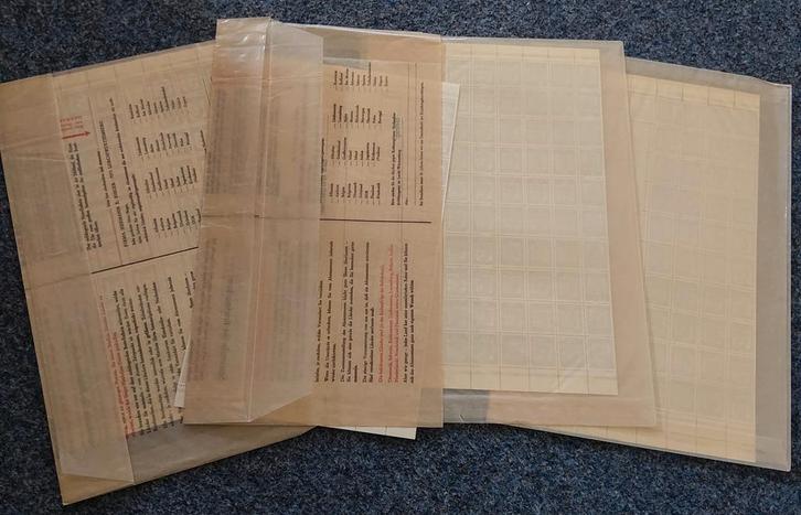 Duitsland postfris uit Mi. 1961 Freimarken in vellen, Postzegels en Munten, Postzegels | Europa | Duitsland, Postfris, BRD, Verzenden