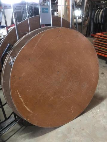 TE KOOP 4 ronde dinertafels 140cm diameter diner tafel