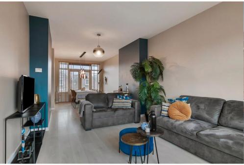 Donkergrijze 2- en 3-zitsbank – Tijdloos & Comfortabel – Los, Huis en Inrichting, Banken | Bankstellen, Gebruikt, Rechte bank