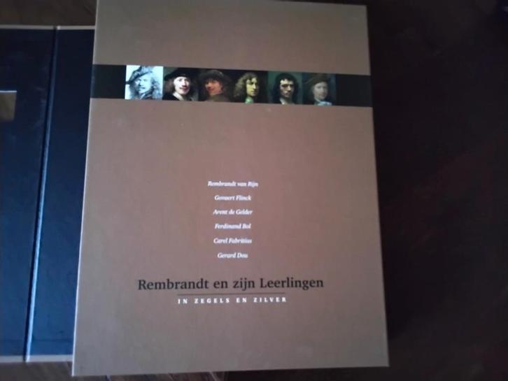 Rembrandt en zijn leerlingen in zilver en zegels, Postzegels en Munten, Munten | Nederland, Ophalen of Verzenden