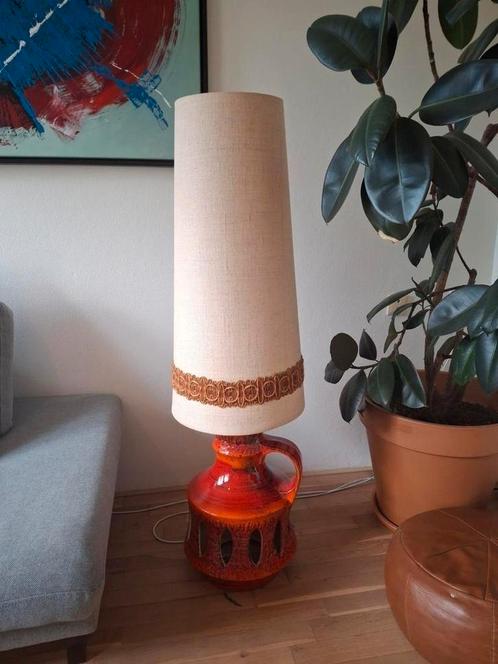 Vintage keramiek vloerlamp te koop, Antiek en Kunst, Antiek | Lampen, Ophalen