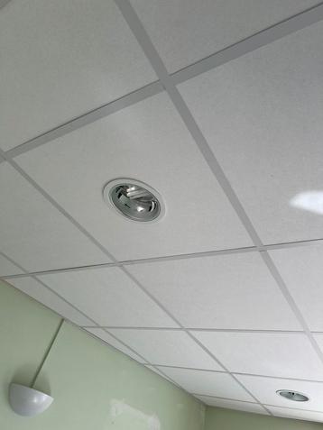 Systeemplafonds met 4 lampen  beschikbaar voor biedingen