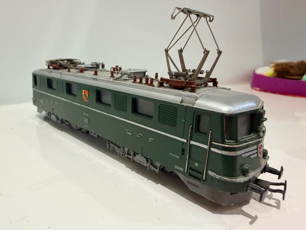 Märklin 3050 H0 Elektrische Locomotief Ae 6/6 van de SBB CFF, Ophalen, Wisselstroom, Gebruikt, Locomotief