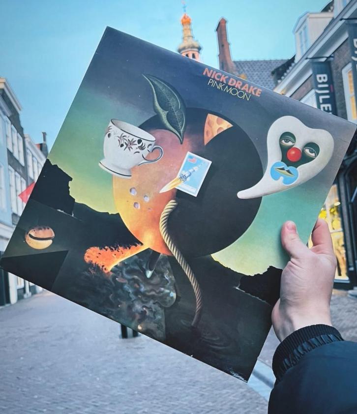 Nick Drake - Pink Moon LP (1978 UK Ex/vg+), Cd's en Dvd's, Vinyl | Rock, Zo goed als nieuw, Ophalen of Verzenden