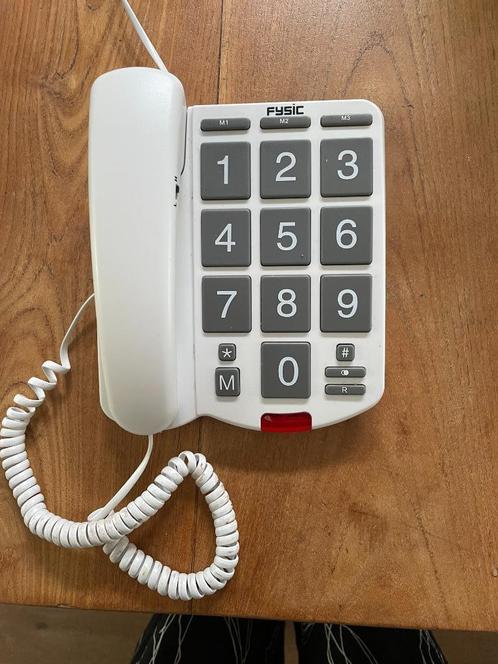 senioren (vaste) telefoon Fysic FX575, Telecommunicatie, Vaste telefoons | Niet Draadloos, Gebruikt, Ophalen of Verzenden
