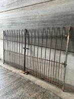 Mooi antiek vol smeedijzeren hekken dubbele poort landelijke, Ophalen, Gebruikt, IJzer, Tuinhek