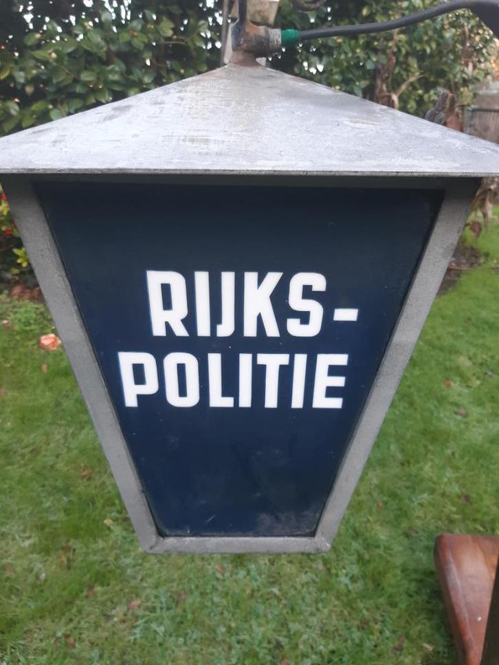rijkspolitie   Orginele lamp, Verzamelen, Overige Verzamelen, Gebruikt, Ophalen