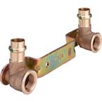 Viega Profipress perskoppeling geminibeugel 15 x 1/2, Doe-het-zelf en Verbouw, Sanitair, Ophalen of Verzenden, Nieuw, Douche
