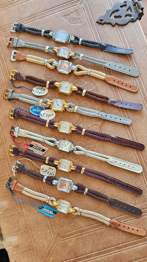 Nog niet gezien, Sieraden, Tassen en Uiterlijk, Horloges | Antiek, Polshorloge, Overige merken, Overige materialen, 1930 tot 1960
