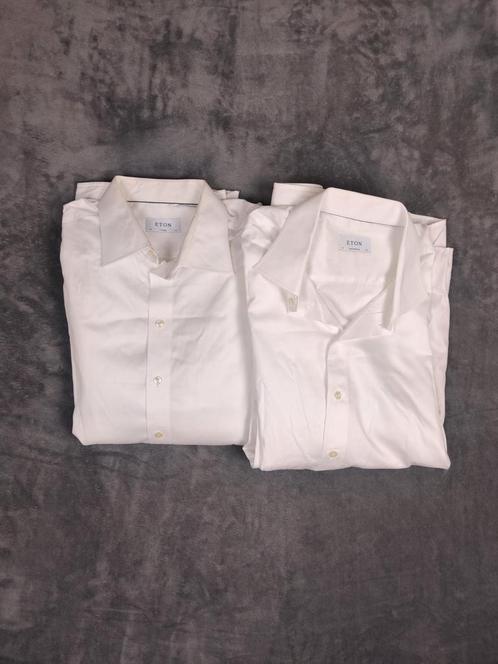 Eton Overhemd Wit Maat 45 17 3/4 Formeel
Blouse, Kleding | Heren, Overhemden, Zo goed als nieuw, Overige halswijdtes, Wit, Ophalen of Verzenden