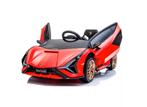 Elektrische Kinderauto 12V – Lamborghini Sian | Rood, Kinderen en Baby's, Speelgoed | Speelgoedvoertuigen, Ophalen of Verzenden