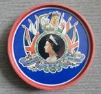 Queen Elizabeth II silver jubilee blik grote trommel 1977, Ophalen of Verzenden, Gebruikt, Buitenland, Overige typen