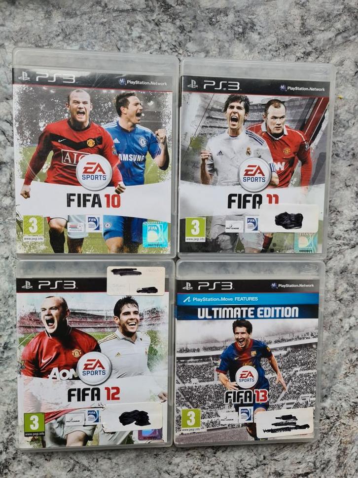 FIFA 10, 11, 12, 13 -ps3- Complete Collectie!, Spelcomputers en Games, Games | Overige, Ophalen of Verzenden