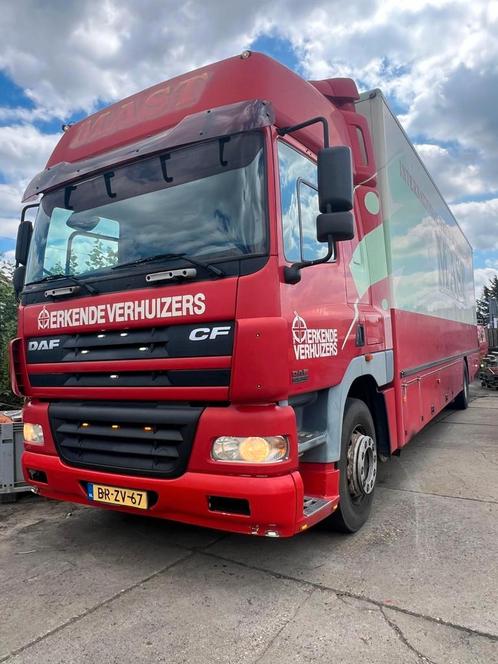 DAF CF 85 Spacecap verhuis bakwagen 12 ton, Auto's, Vrachtwagens, Particulier, DAF, Diesel, Euro 3, Automaat, Origineel Nederlands
