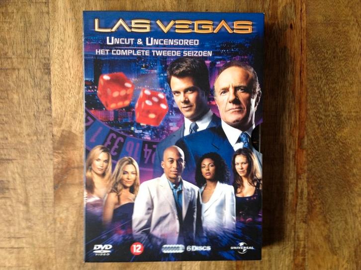 Las Vegas ( Het Complete Seizoen 2 ) Box met 6 dvd,s ), Cd's en Dvd's, Dvd's | Tv en Series, Zo goed als nieuw, Komedie, Alle leeftijden
