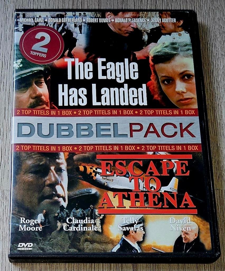 The Eagle Has Landed & Escape to Athena - Dubbel DVD, Cd's en Dvd's, Dvd's | Tv en Series, Boxset, Ophalen of Verzenden, Zo goed als nieuw