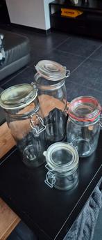 4 Weckpotten met beugelsluiting, Huis en Inrichting, Keuken | Keukenbenodigdheden, Ophalen of Verzenden, Gebruikt