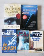 Thrillers van oa. Ludlum, Folshom, Grisham, Brown, Bagley., Ophalen of Verzenden, Zo goed als nieuw, Zie omschrijving, Nederland