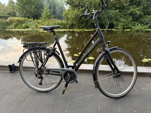 Gazelle Chamonix T27 D57 zwart damesfiets 27 versnellingen, Fietsen en Brommers, Fietsen | Dames | Damesfietsen, Zo goed als nieuw