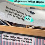 Senioren electrisch bed,ideaal., Twee personen