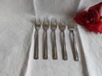 Keltum Rhapsody  | set van 5 RVS fruitvorkjes 14 cm, Antiek en Kunst, Antiek | Bestek, Verzenden
