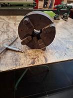 vierklauw onafhankelijk met sleutel, Ophalen, Gebruikt, Metaaldraaibank, Minder dan 500 mm