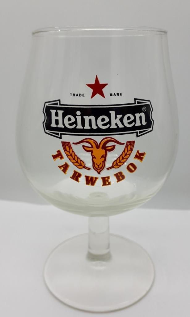 Heineken Bierglas Tarwebok op voet, Verzamelen, Biermerken, Zo goed als nieuw, Glas of Glazen, Heineken, Ophalen of Verzenden
